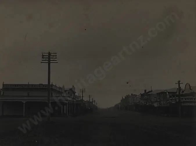 COUNTRY Town, N.Z. (Early 20th Cent.) - Country Town, somewhere in New Zealand Image 1++