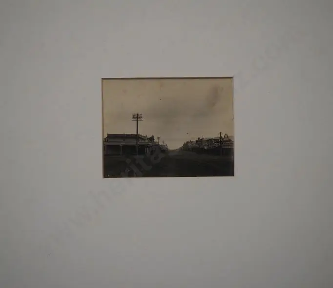 UNKNOWN - Main Street, Unknown NZ town c.1880 Image 1++