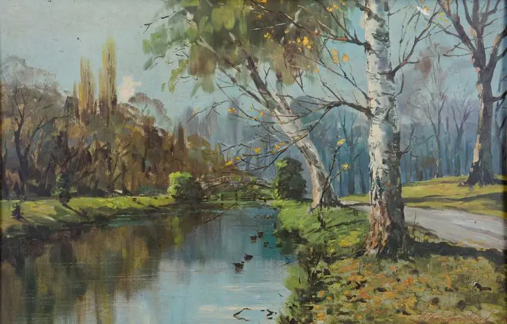 GREATHEAD, Aston (1921-2012) - River Avon 1974 Image 1++