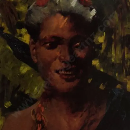 NERLI, Girolamo P. (1863-1926) - Portrait of a Polynesian Woman
