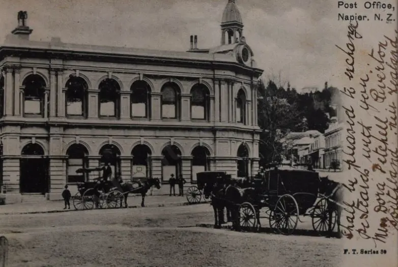 UNKNOWN Photographer - c.1900 - Napier Post office c.1900 Image 1++