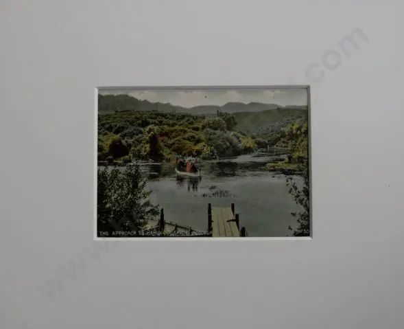 BLENCOWE, James Rasdall (1871-1945) - attrib - The Approach to Hamurana Springs - early 20th Cent. Image 1++