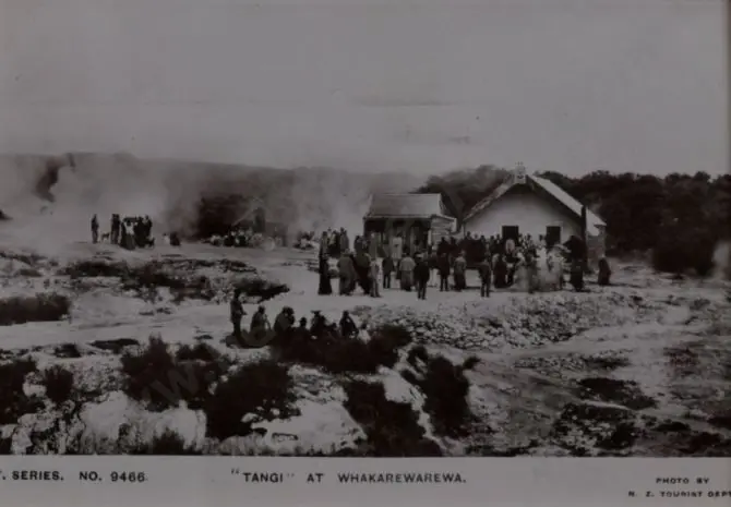 UNKNOWN Photographer - Tangi at Whakarewarewa Image 1++