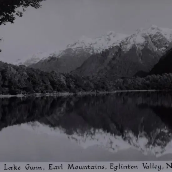 UNKNOWN Photographer - Lake Gunn, Earl Mountains, Eglinton Valley