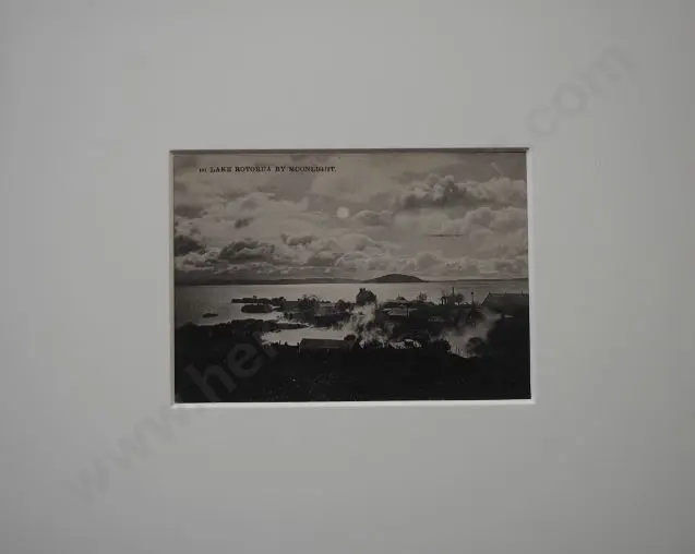 UNKNOWN Photographer - Lake Rotorua by Moonlight Image 1++