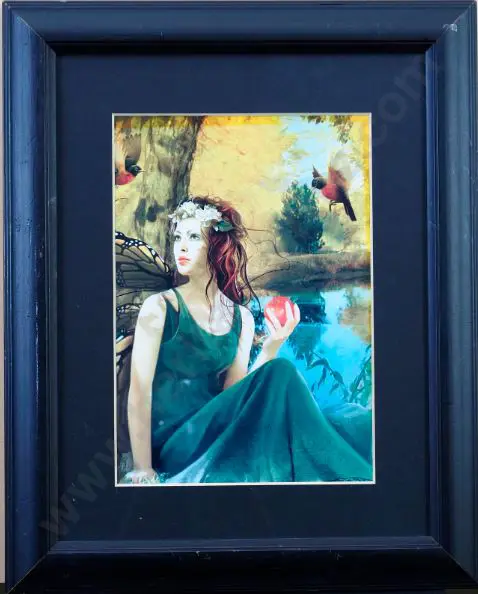 UNKNOWN - Eve with Apple in Garden of Eden Image 1++