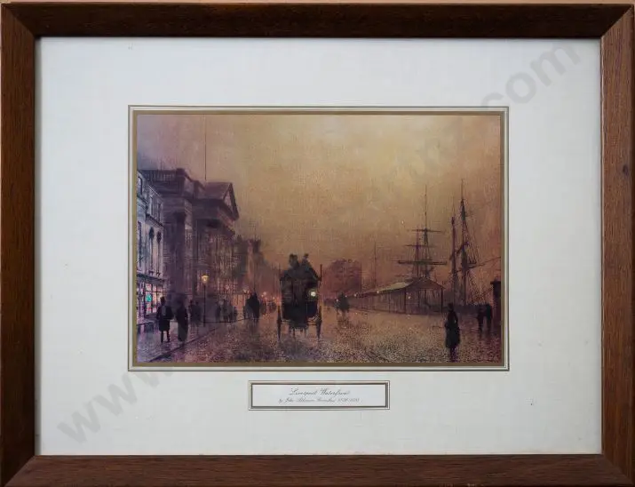 GRIMSHAW, John Atkinson (1836-1893) - Going Home at Dusk Image 1++