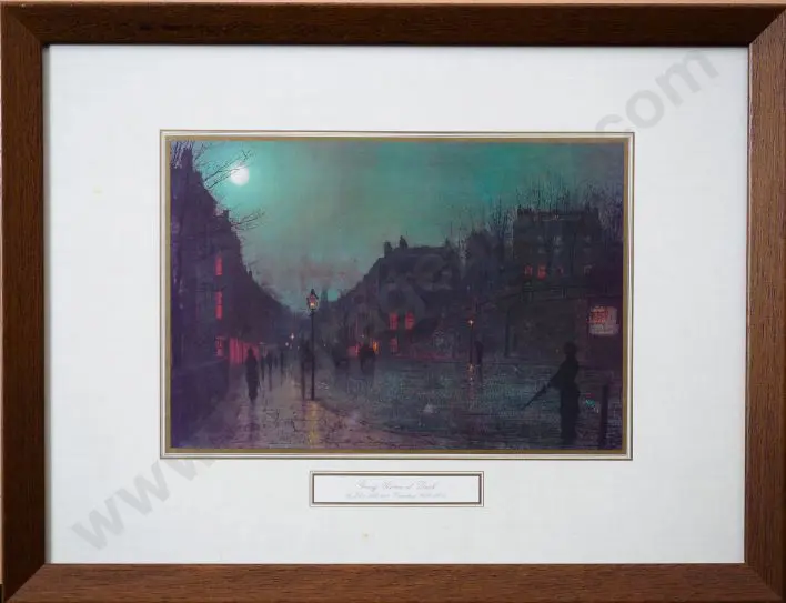 GRIMSHAW, John Atkinson (1836-1893) - Liverpool Waterfront Image 1++