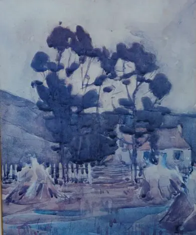 MERTON, Owen (1887-1931) - Near Motueka, 1909 Image 1++