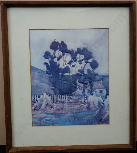 MERTON, Owen (1887-1931) - Near Motueka, 1909 Image 1++