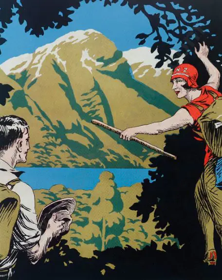 UNKNOWN - Travel New Zealand Poster, 1940s Image 1++