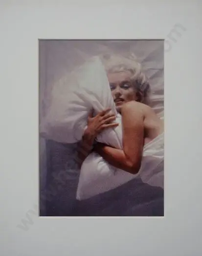 STERN, Bert (1929-) - Marilyn Monroe in Bed, Actress (1926-1962) Image 1++