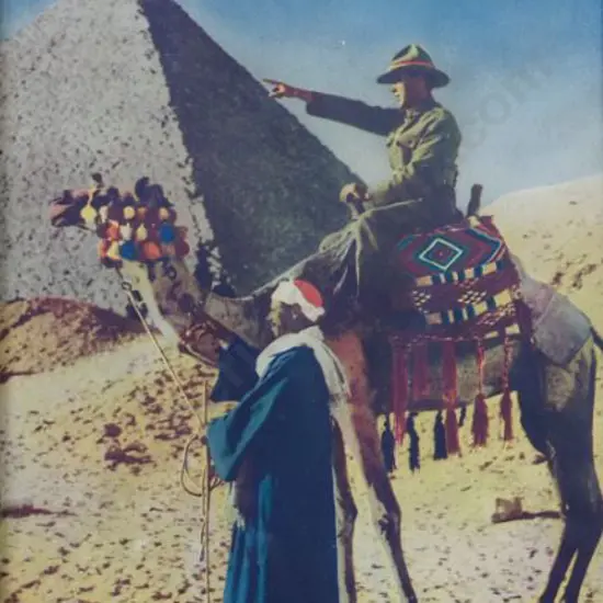 UNKNOWN - Military Officer on Horse, Egypt WW1