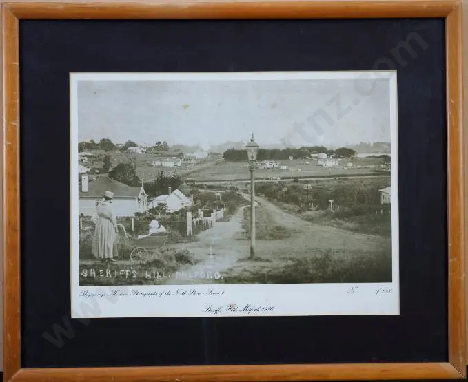 UNKNOWN - Sheriff's Hill, Milford, Auckland, 1910 Image 1++