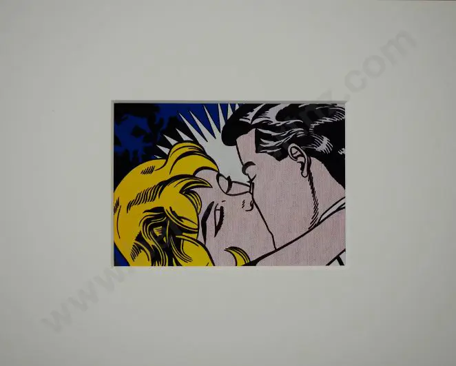 LICHTENSTEIN, Roy (1923-1957) - Kiss 11 Image 1++