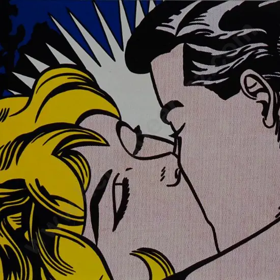 LICHTENSTEIN, Roy (1923-1957) - Kiss 11