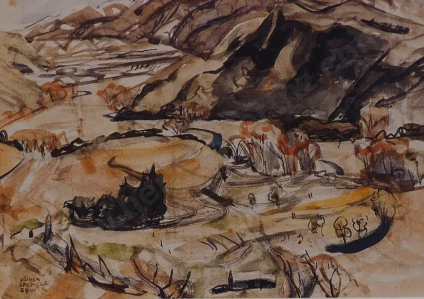 BOWER, Olivia Spencer (1905-1982) - Wairau Valley Image 1++