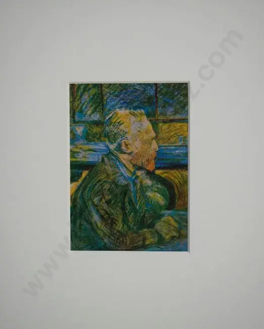 TOULOUSE-LAUTREC, Henri de (1864-1901) - Portrait of Van Gogh, 1887 Image 1++