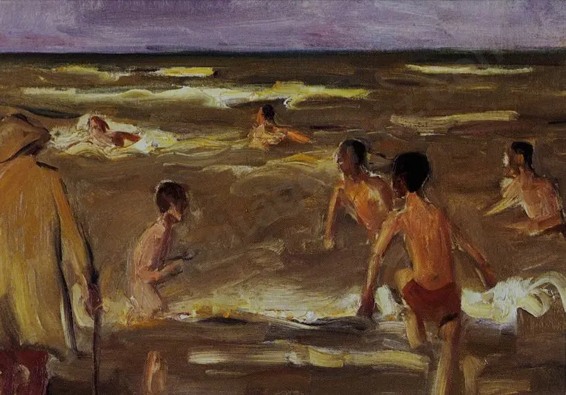 LIEBERMANN, Max (1847-1935) - Bathers on the Beach, 1897 Image 1++