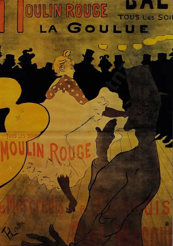 TOULOUSE-LAUTREC, Henri de (1864-1901) - Moulin Rouge, 1891 Image 1++