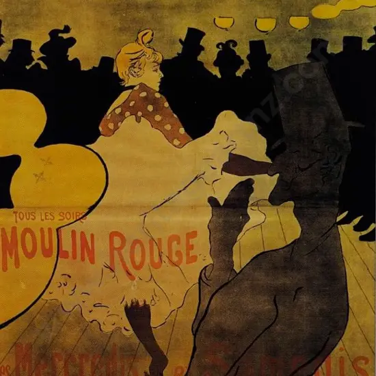 TOULOUSE-LAUTREC, Henri de (1864-1901) - Moulin Rouge, 1891