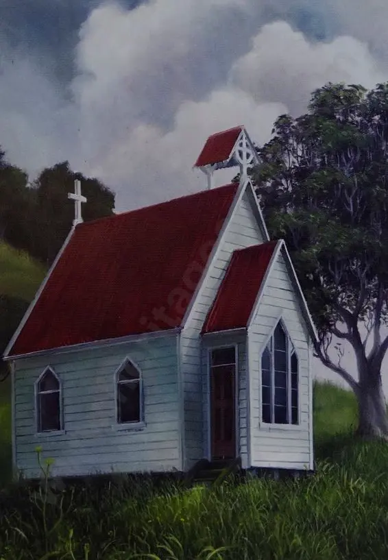 SIDDELL, Sir Peter (1935-2011) - Red Roof Church, 1971 Image 1++