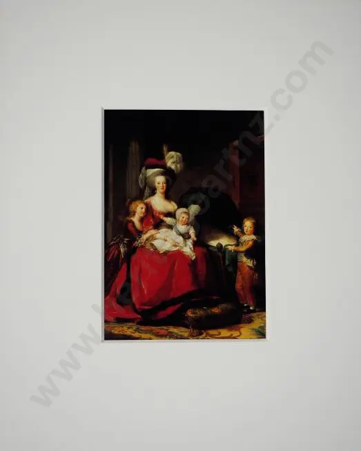 VIGEE-LE BRUN, Elizabeth (1755-1892) - Marie Antoinette & Her 4 Children, 1787 Image 1++