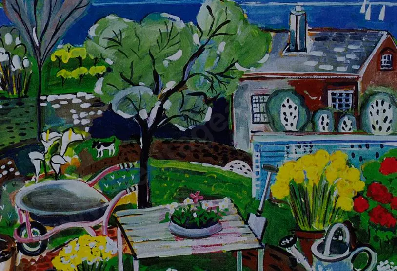 ROBERTS, Glenda (1939-2014) - Painting Day at Otaki, 2003 Image 1++