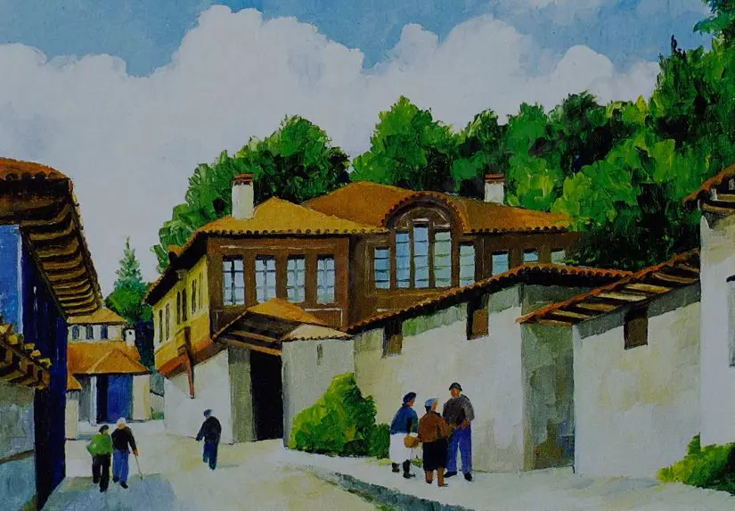 ESPLIN, Tom (1915-2005) - Koprivstiza, Bulgaria Image 1++