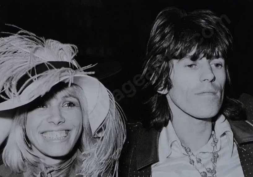UNKNOWN Photographer - Rolling Stones - Keith Richards with Anita Pallenberg, 1969 Image 1++