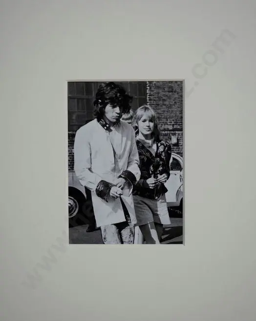 UNKNOWN Photographer - Rolling Stones - Mick Jagger & Marianne Faithful Image 1++