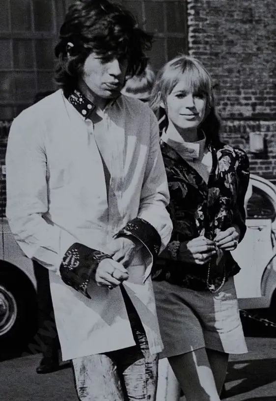 UNKNOWN Photographer - Rolling Stones - Mick Jagger & Marianne Faithful Image 1++