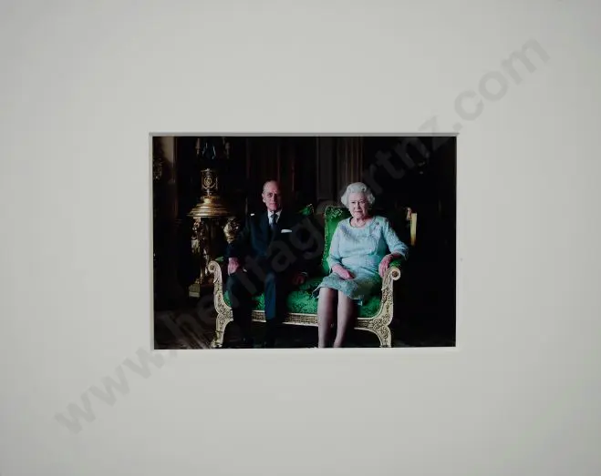 STRUTH, Thomas (1954-) - Queen Elizabeth & Duke of Edinburgh at Windsor Castle, 2011 Image 1++