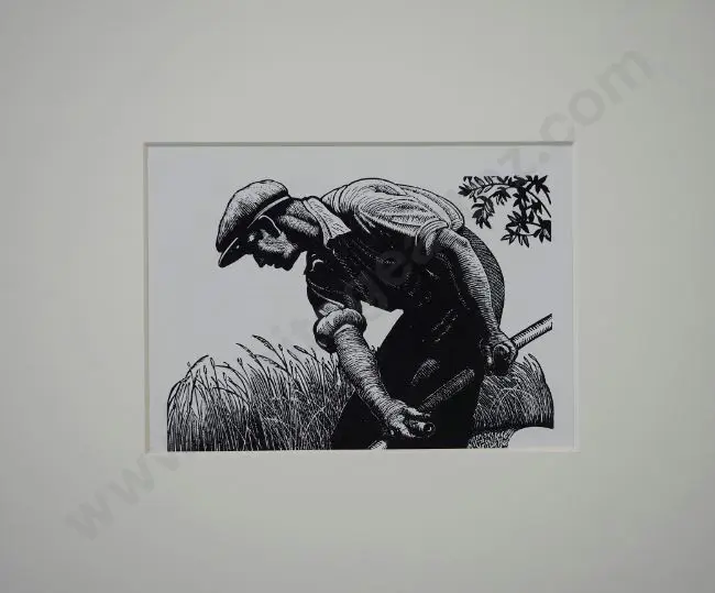 LEIGHTON, Clare (1898-1989) - The Reaper from Four Hedges, 1935 Image 1++