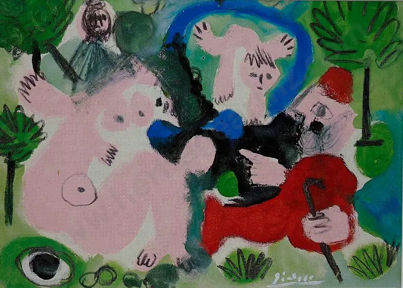 PICASSO, Pablo (1881-1973) - Le Dejeuner Sur 'Heure, April 1961 Image 1++