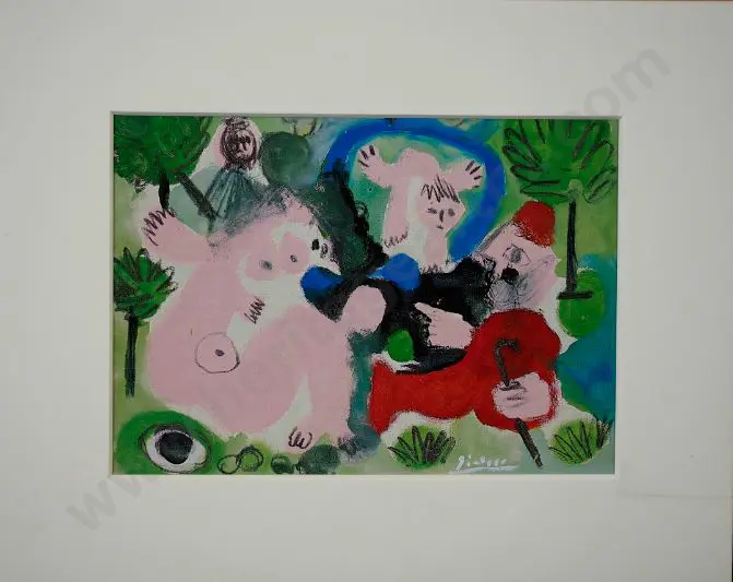 PICASSO, Pablo (1881-1973) - Le Dejeuner Sur 'Heure, April 1961 Image 1++