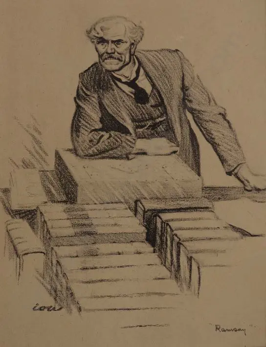 LOW, Sir David (1891-1963) - Ramsay MacDonald, British Prime Minister, 1929-1931 Image 1++