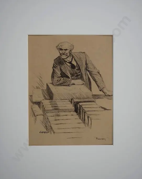 LOW, Sir David (1891-1963) - Ramsay MacDonald, British Prime Minister, 1929-1931 Image 1++