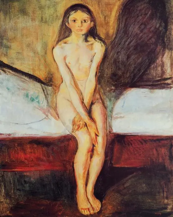 MUNCH, Edvard (1863-1944) - Puberty, 1894 Image 1++