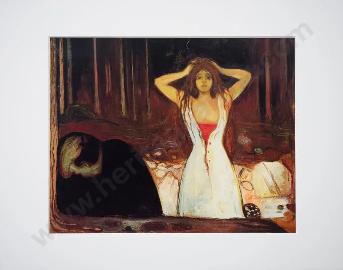 MUNCH, Edvard (1863-1944) - Asche, 1894 Image 1++