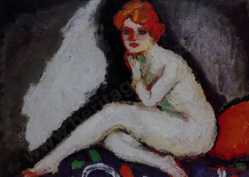 VAN DONGEN, Kees (1877-1968) - Nu Assis, c.1906 Image 1++