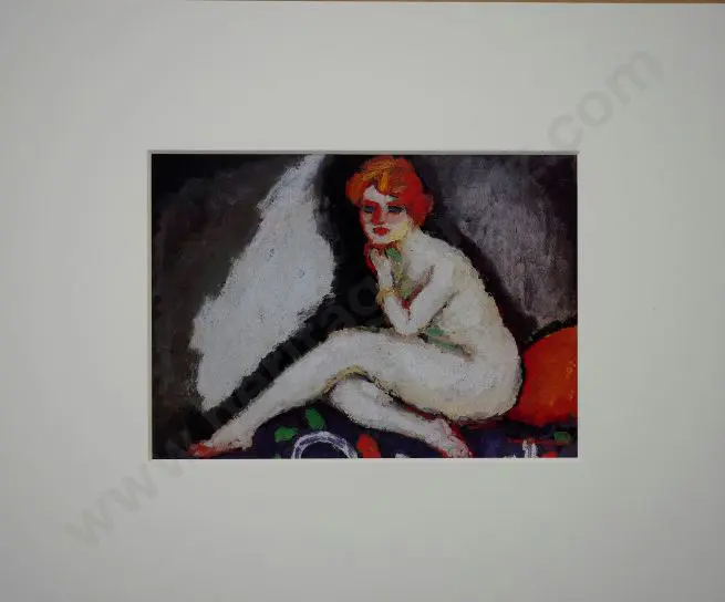 VAN DONGEN, Kees (1877-1968) - Nu Assis, c.1906 Image 1++