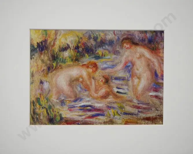 RENOIR, Pierre Auguste (1841-1919) - Esquisse de Trois Baigneuses Image 1++