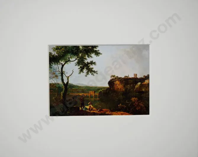 WILSON, Richard (1713-1782) - Holt Bridge on the River Dee, 1762 Image 1++