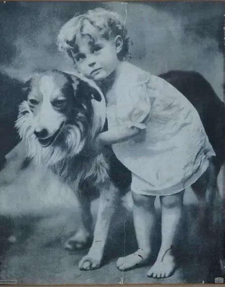 UNKNOWN - Child with Dog Image 1++