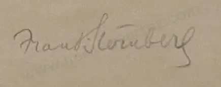 STROMBERG, Frank - Regal Lady wearing Hat with feather Image 1++