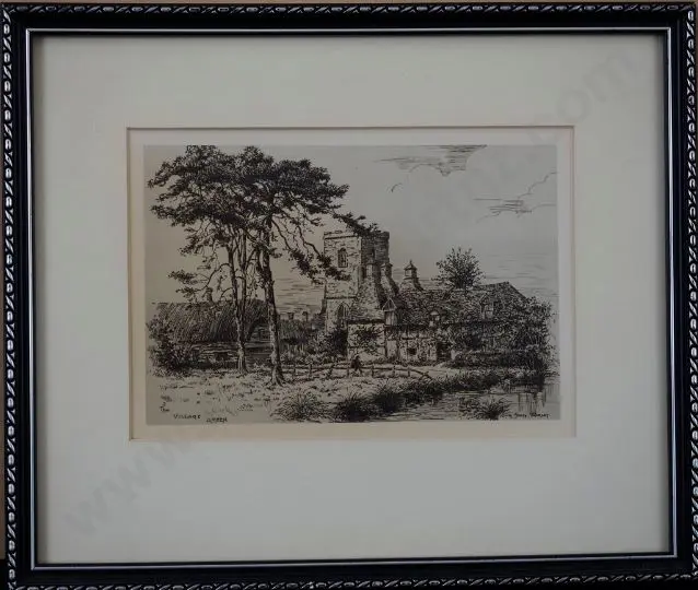 WARLEY, G. Scott (19th Cent.) - Village Green Image 1++