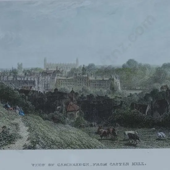 McKENZIE, F - View of Cambridge from Castle Hill, 1841
