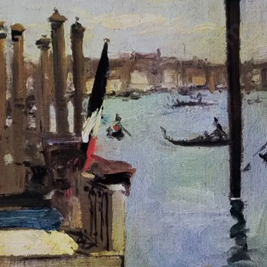 LAVERY, Sir John (1856-1941) - The French Consulate, Grand Canal, Venice