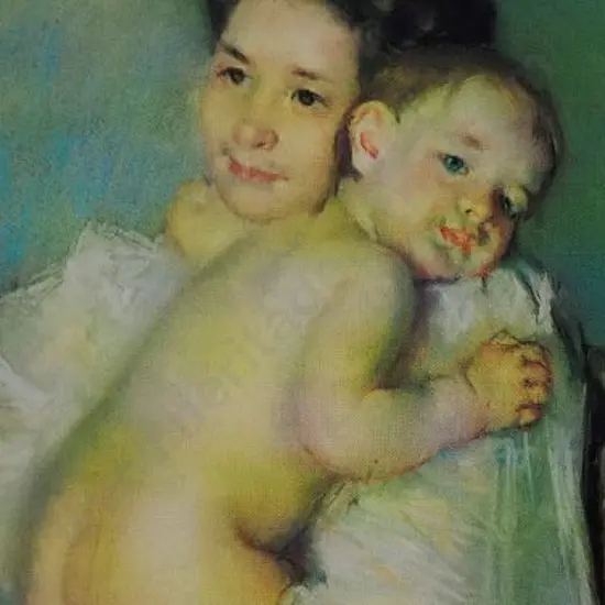 CASSATT, Mary (1844-1926) - The Young Mother, 1900